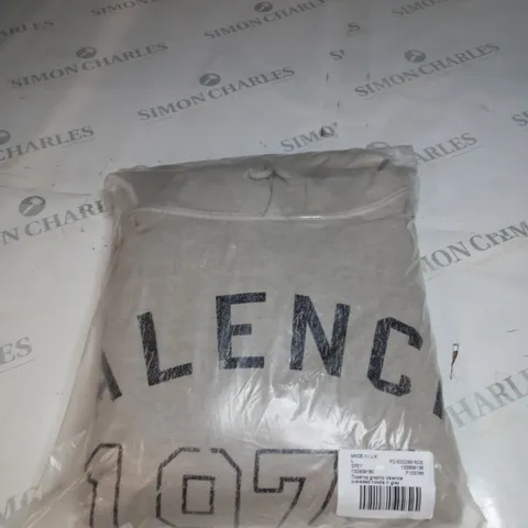 BAGGED TOPSHOP GRAPHIC VALENCIA OVERSIZED HOODIE SIZE L