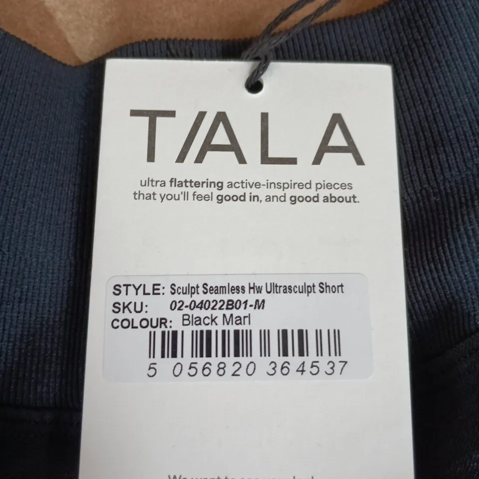 TALA SCULPT SEAMLSS ULTRASCULPT SHORT – BLACK MARL, UK M