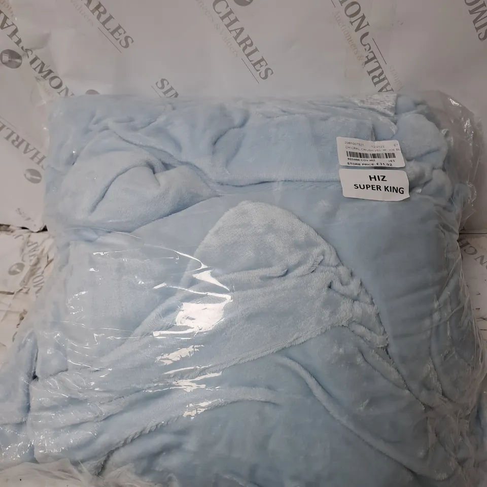 COZEE HOME CRINKLE CRUSHED VELVET & VELVETSOFT 4 PC DUVET SET