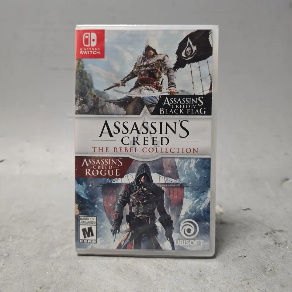 SEALED NINTENDO SWITCH ASSASSINS CREED THE REBEL COLLECTION 