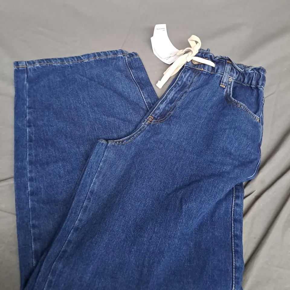 ALIGNE IDA ELASTICATED STITCH JEANS IN NAVY - UK 8