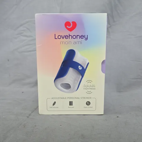 BOXED LOVEHONEY MON AMI ADJUSTABLE PERSONAL STROKER