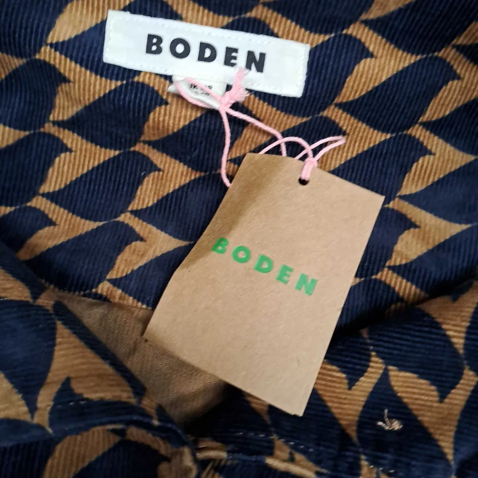 FLORA CORD SHIRT DRESS IN RUBBER, BIRDIE - UK 12R