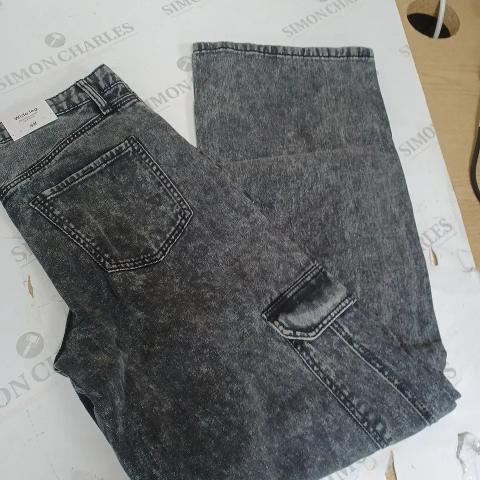 H&M WIDE LEG DENIM JEANS SIZE 13-14 YRS 
