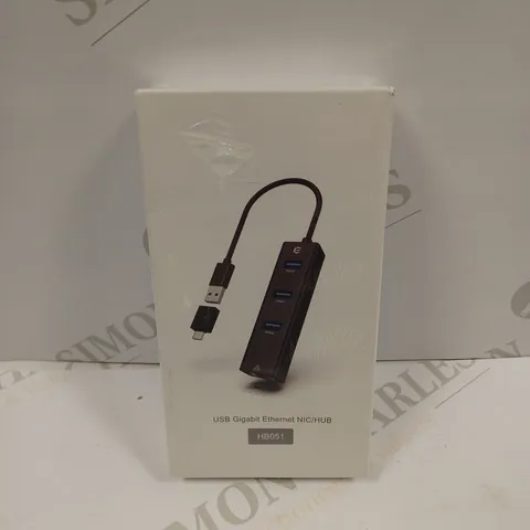 SEALED HB051 USB GIGABIT ETHERNET NIC/HUB