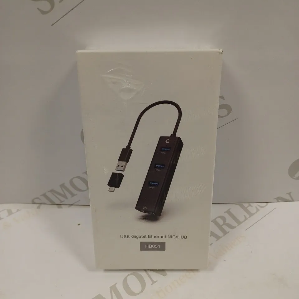 SEALED HB051 USB GIGABIT ETHERNET NIC/HUB