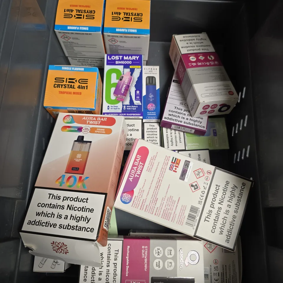 ASSORTED DISPOSABLE VAPE BOX PACKAGING – LOST MARY BM6000 & MORE
