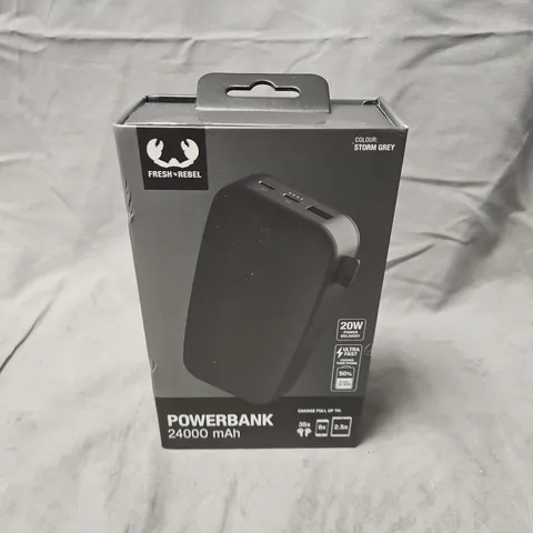 BOXED FRESH 'N' REBEL POWERBANK 24000 MAH β STORM GREY