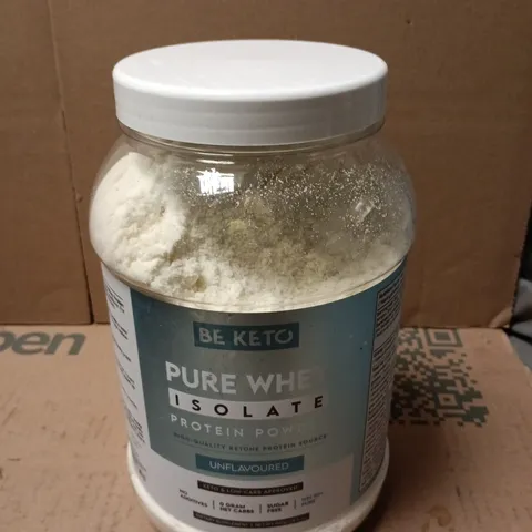 BE KETO PURE WHEY ISOLATE PROTEIN POWDER – UNFLAVOURED