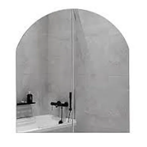 BOXED ARCHED DOOR BATHROOM CABINET IN WHITE