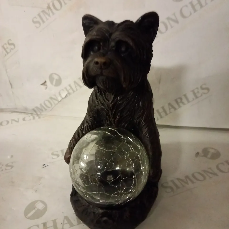 MYSTIC DOG SOLAR FIGURINE RRP £16.99