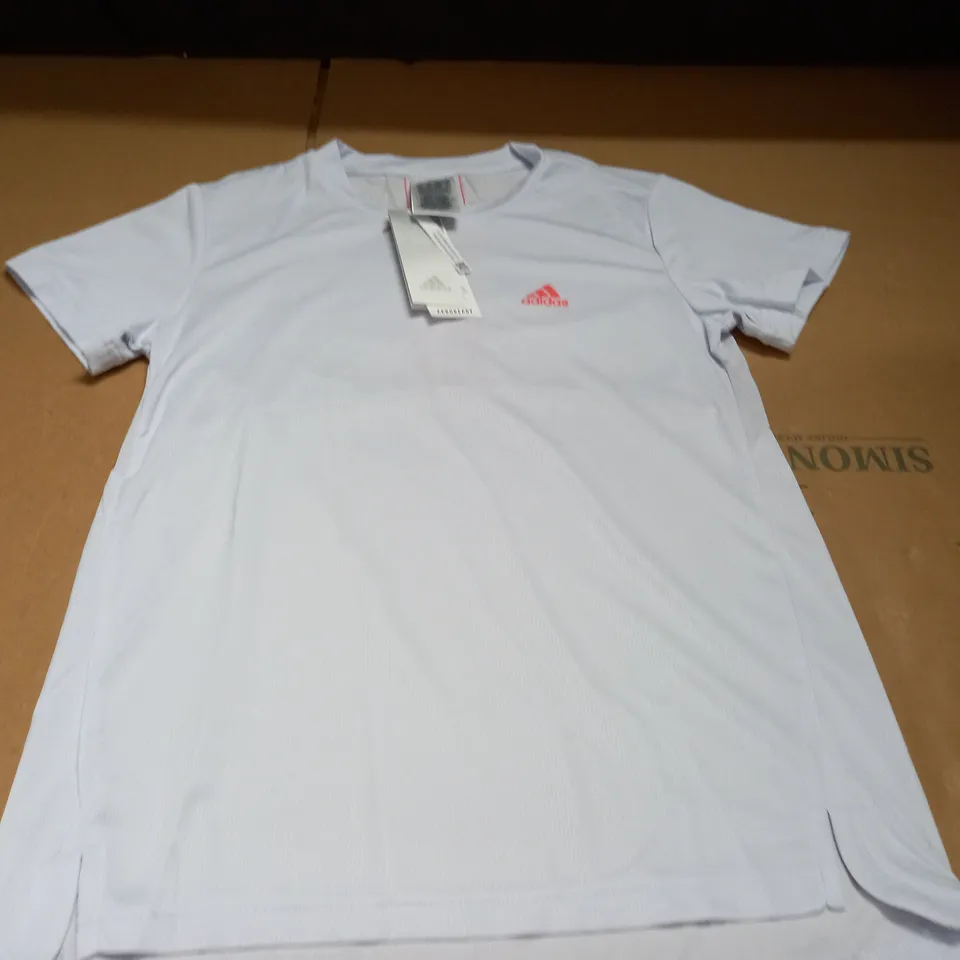 ADIDAS WHITE T-SHIRT - UK S