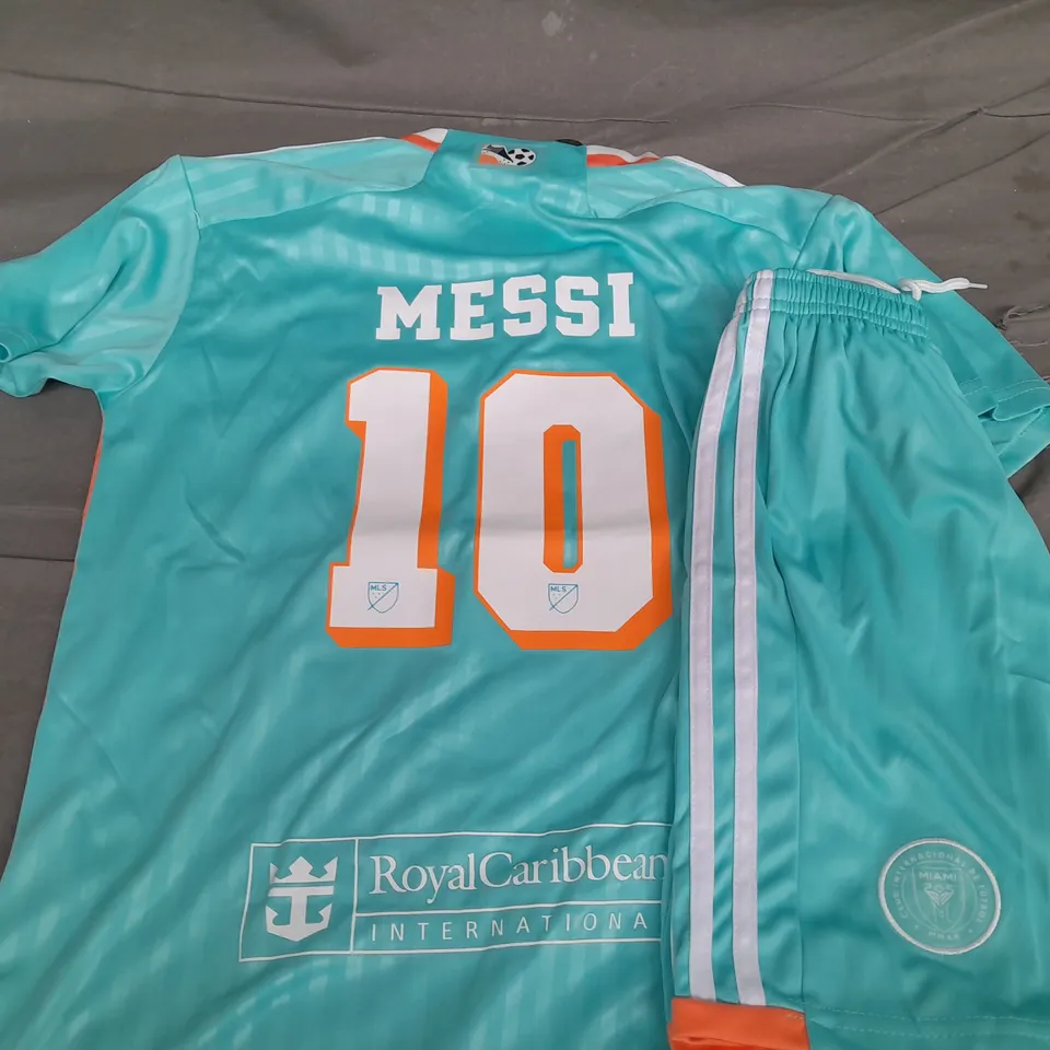 INTER MIAMI MESSI KIDS FOOTBALL KIT SIZE 24  