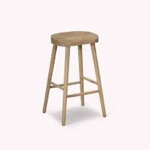 BOXED LILLEY BAR STOOL - LIME WASH