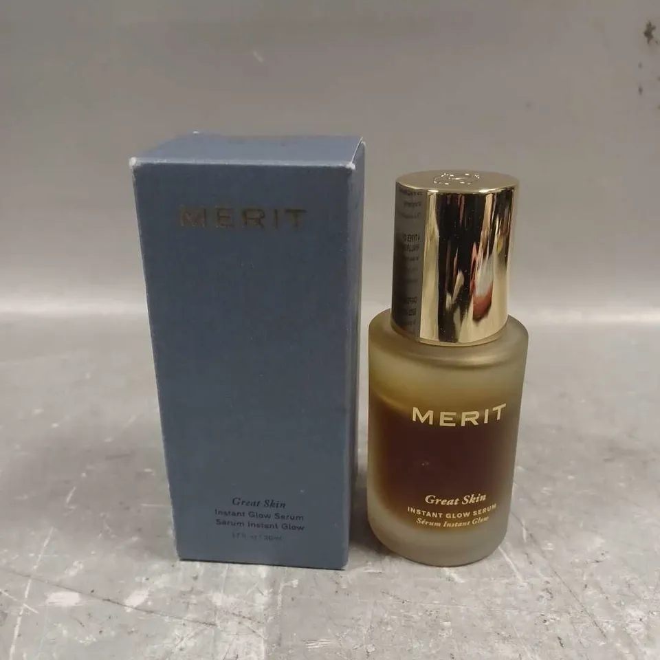 BOXED MERIT GREAT SKIN INSTANT GLOW SERUM 50ML