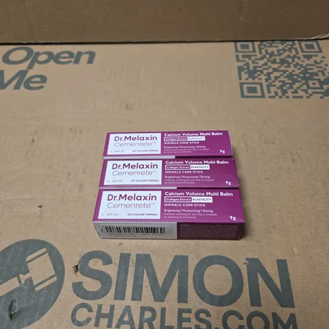 3 X DR MELAXIN CEMENRETE WRINKLE CORE STICK 9G BOXED