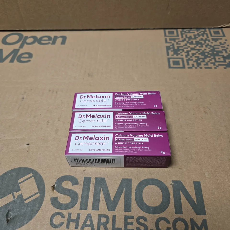 3 X DR MELAXIN CEMENRETE WRINKLE CORE STICK 9G BOXED