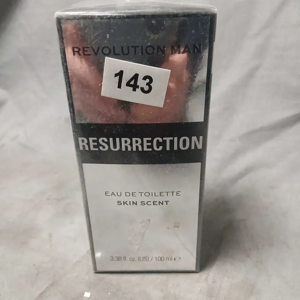 BOXED AND SEALED REVOLUTION MAN RESURRECTION EAU DE TOILETTE SKIN SCENT 100ML