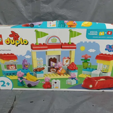 BOXED LEGO DUPLO PEPPA PIG SUPERMARKET