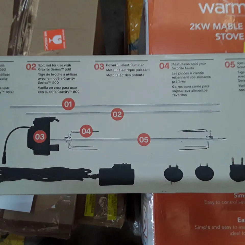 BOXED MASTERBUILT GRAVITY SERIES ROTISSERIE KIT