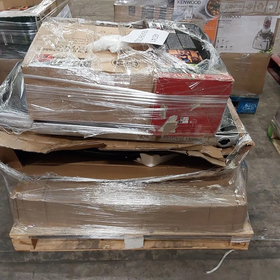 PALLET OF APPROXIMATELY 7 UNPROCESSED RAW RETURN HOUSEHOLD AND ELECTRICAL GOODS TO INCLUDE;