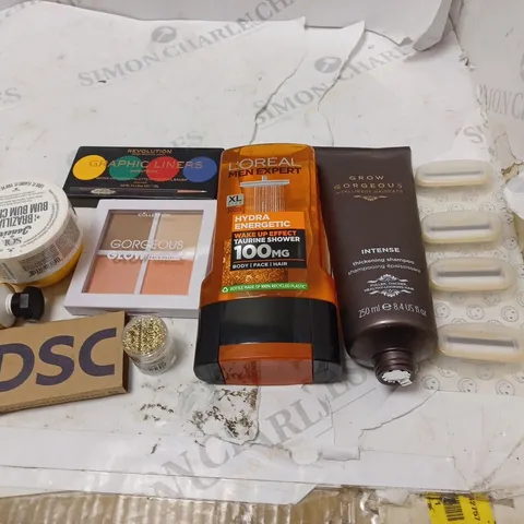 LOT OF BEAUTY PRODUCTS TO INCLUDE SOL JANEIRA BRAZILIAN BUM BUM CREAM, HAND CREAM, ETC