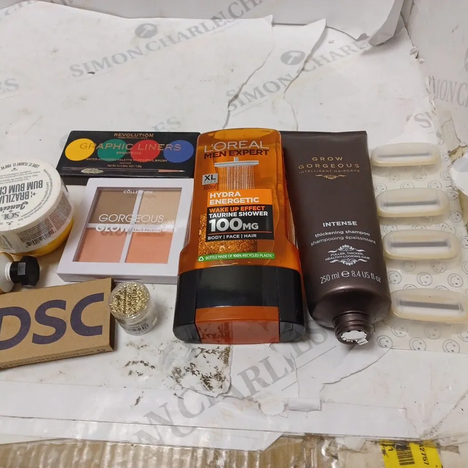 LOT OF BEAUTY PRODUCTS TO INCLUDE SOL JANEIRA BRAZILIAN BUM BUM CREAM, HAND CREAM, ETC