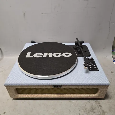 BOXED LENCO LS-440BUBG BLUETOOTH TURNTABLE WITH BUILT IN SPEAKERS