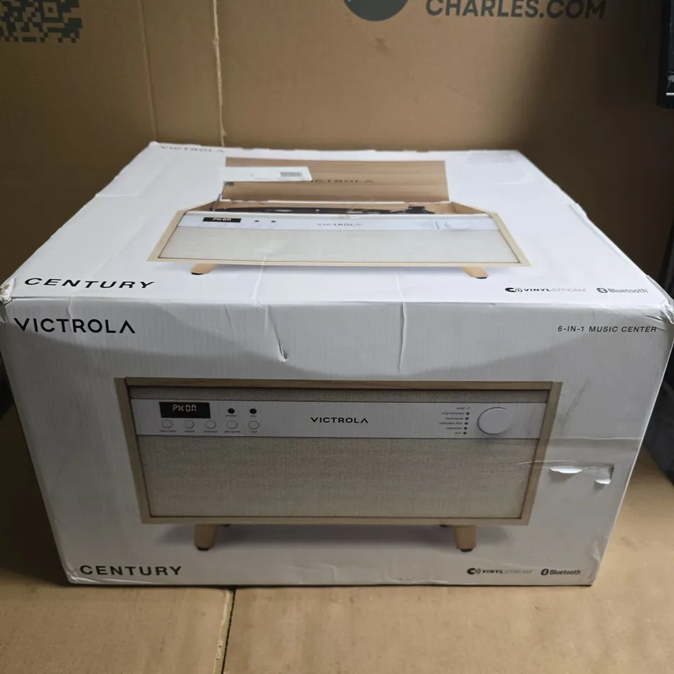BOXED VICTROLA CENTURY 6-IN-1 MUSIC CENTER