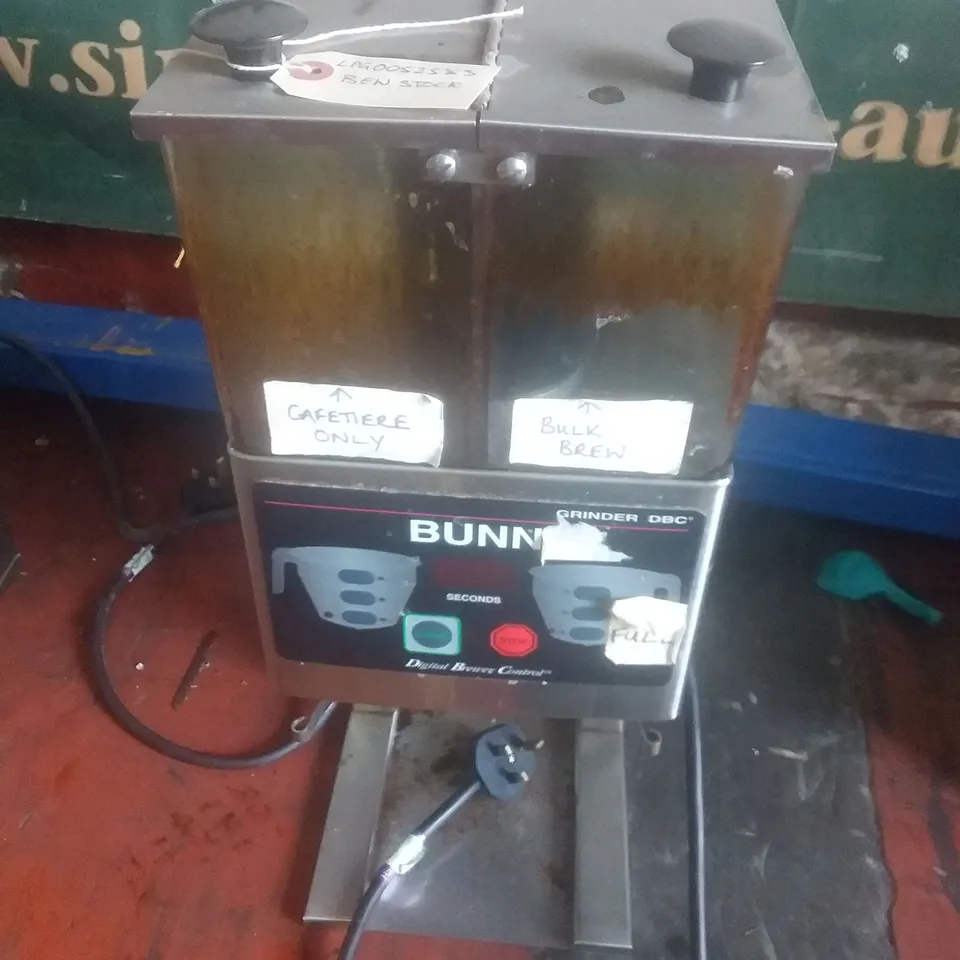 BUNN DIGITAL BREWER CONTROL GRINDER LPG0052583