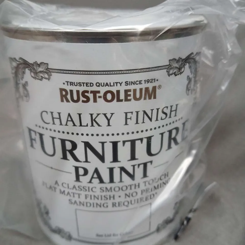 RUST-OLEUM CHALKY FINISH FURNISHER PAINT 1L /COLLECTION ONLY