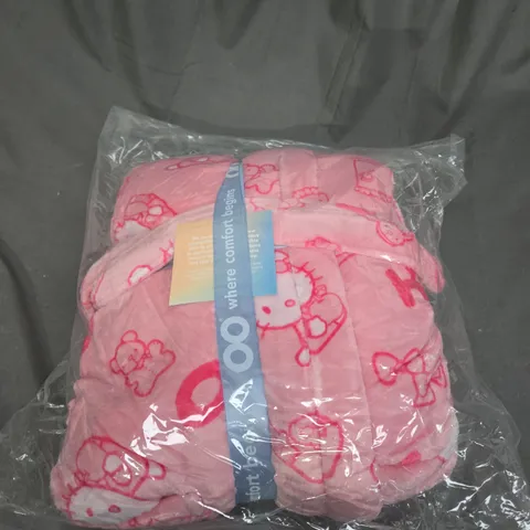 SEALED OODIE HOODED OVERSIZED BLANKET - HELLO KITTY     