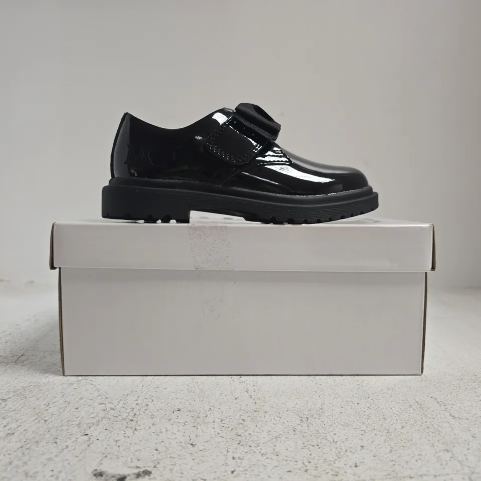 BOXED PAIR OF MISS LK KID'S SHOES IN BLACK SIZE UK 9