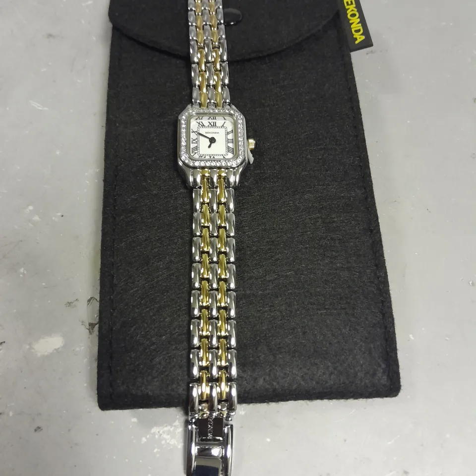 SEKONDA STAINLESS STEEL BACK LADIES WATCH 