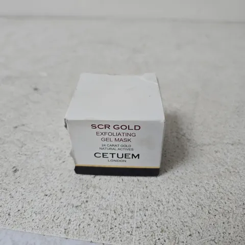 CETUEM LONDON SCR GOLD EXFOLIATING GEL MASK 24 CARAT GOLD, FACIAL SKIN CARE