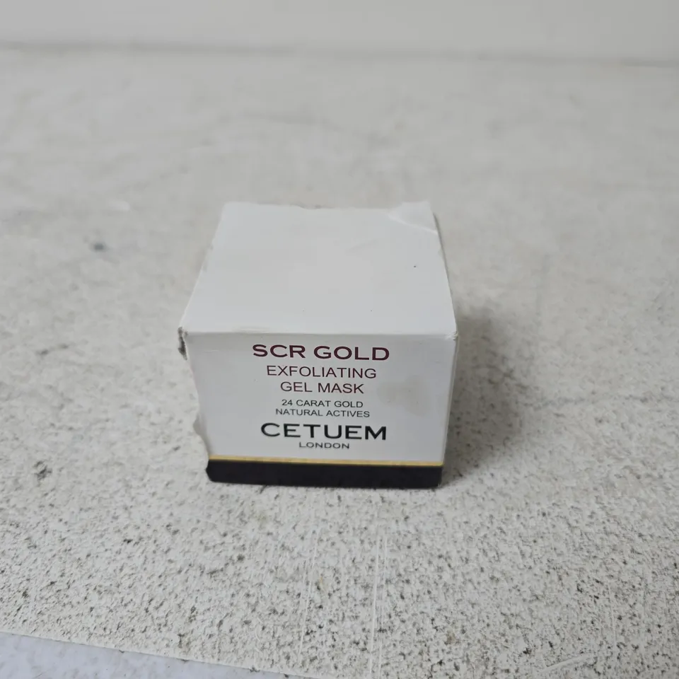 CETUEM LONDON SCR GOLD EXFOLIATING GEL MASK 24 CARAT GOLD, FACIAL SKIN CARE