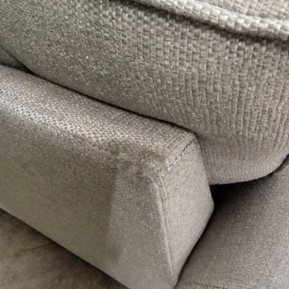 HALSTOW 2 SEATER FABRIC SOFA - SILVER RRP £729