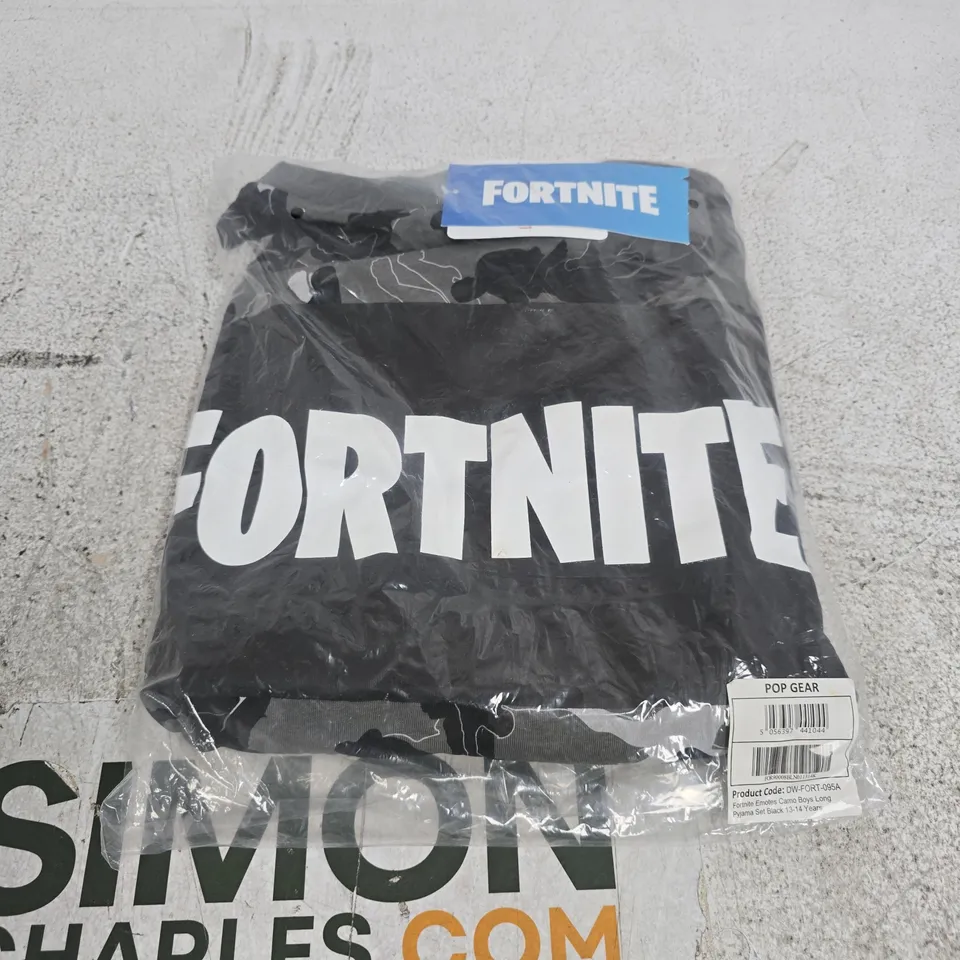 FORTNITE PYJAMA SET BLACK CAMO – KIDS, 13-14 YEARS
