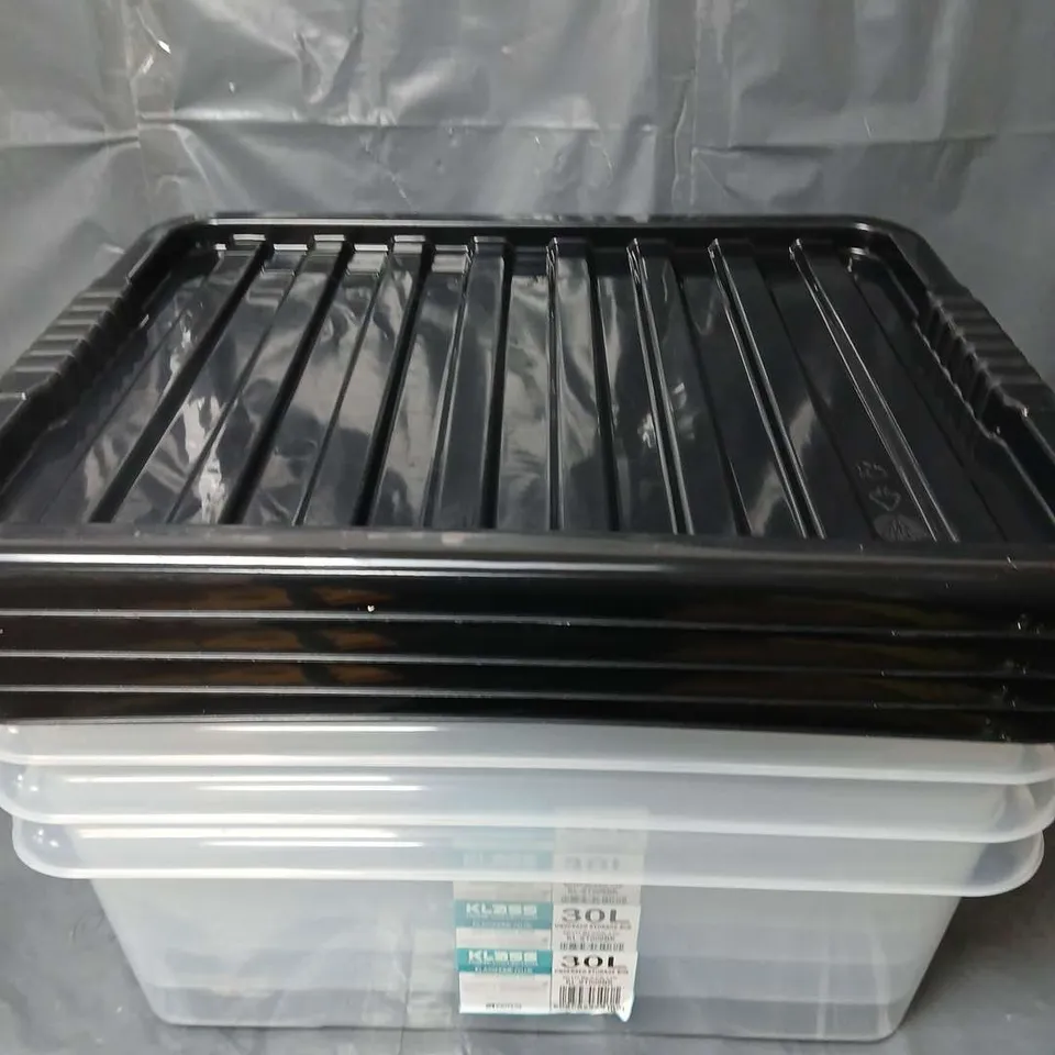 KLASS CLEAR UNDERBED STORAGE BOX 