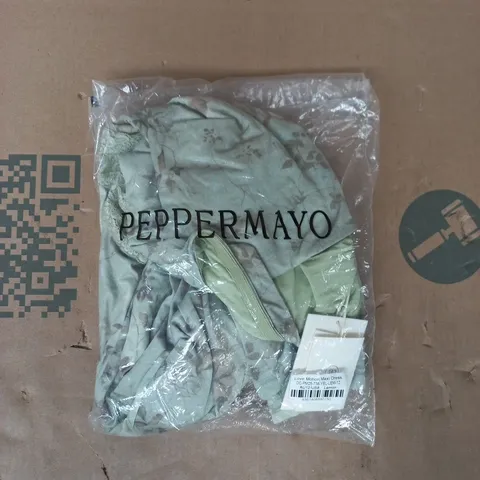 BAGGED PEPPERMAYO COME THROUGH MAXI DRESS IN WISPY FERN SIZE 12