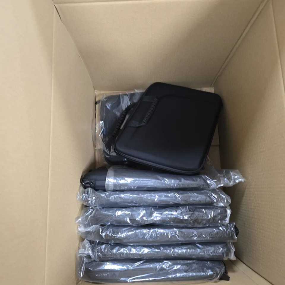 BOX OF APPROXIMATELY 8 LAPTOP CARRY CASES