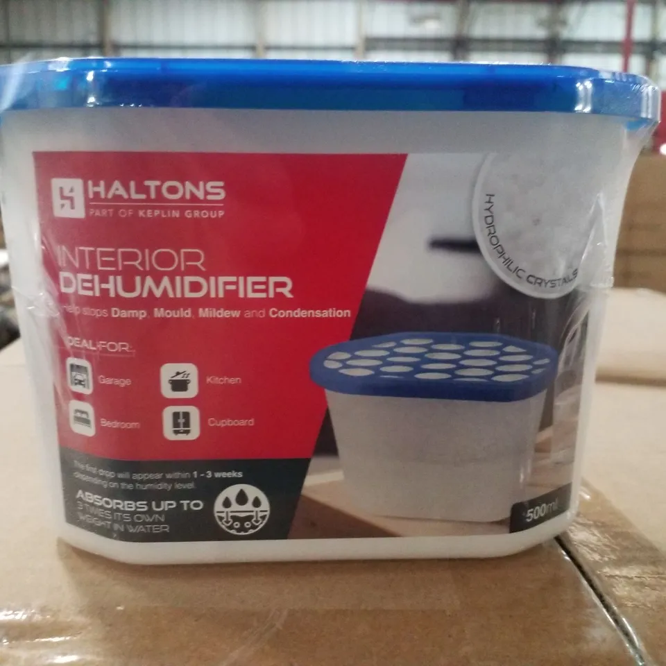 BOX CONTAINING 10 HALTONS INTERIOR DEHUMIDIFIERS