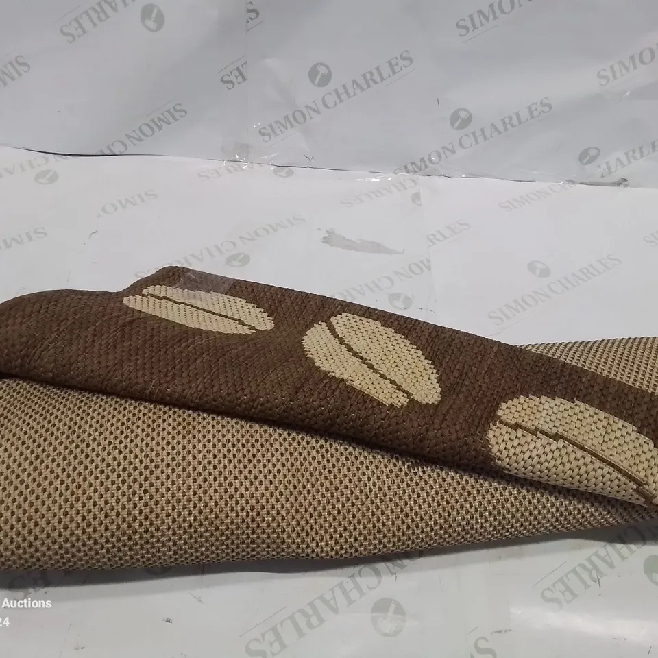 BRAND NEW PACO HOME BROWN COUNTRY RUG - 200CM X 280CM