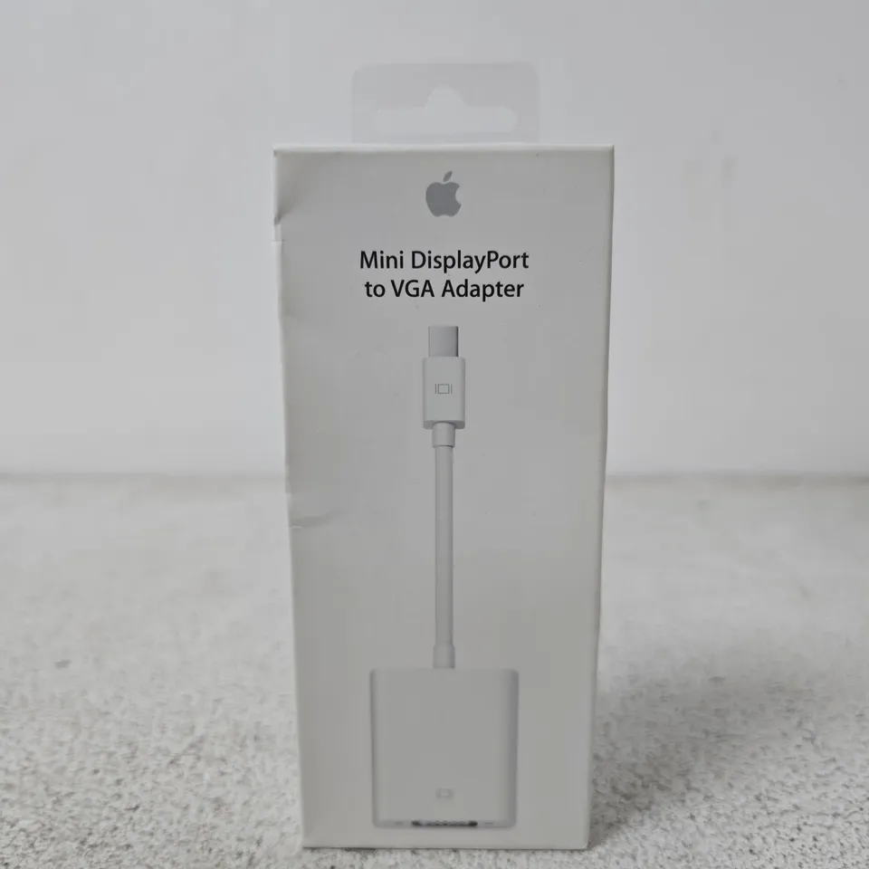 BOX OF APPROX 50 APPLE MINI DISPLAYPORT TO VGA ADAPTER