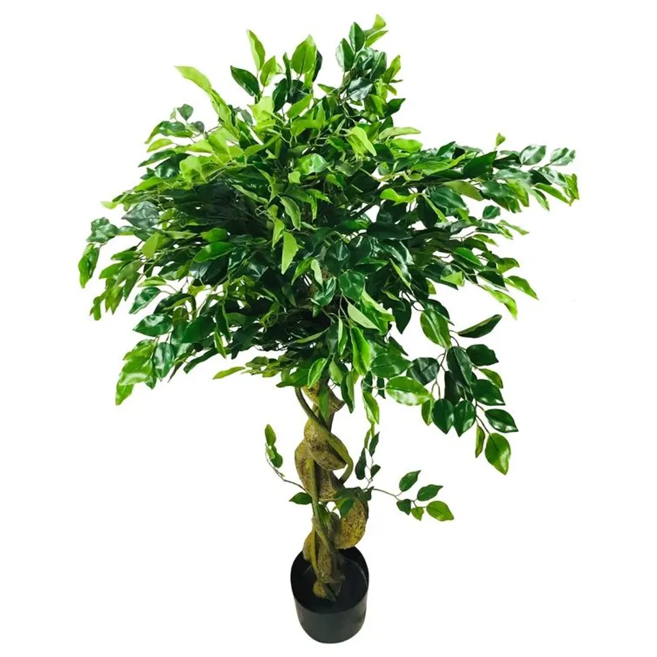 BOXED 150cm FAUX FICUS TREE IN POT LINER (1 BOX)