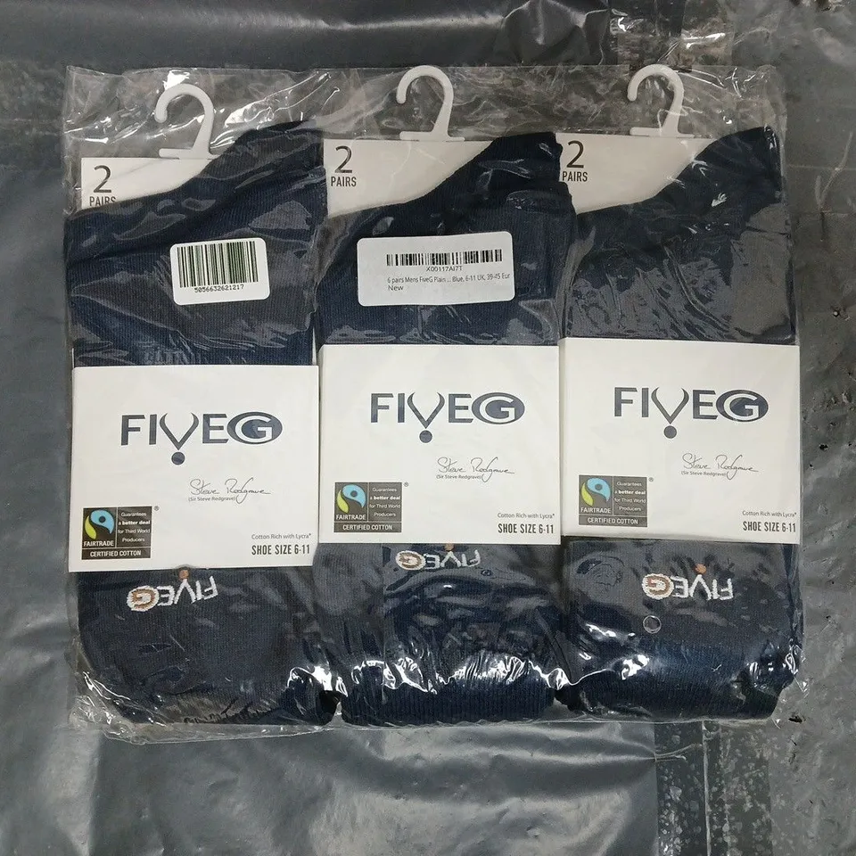 BOX OF APPROXIMATELY 20 PACKS OF FIVE G SOCKS - COLOURS AND SIZES MAY VARY - COLLECTION ONLY