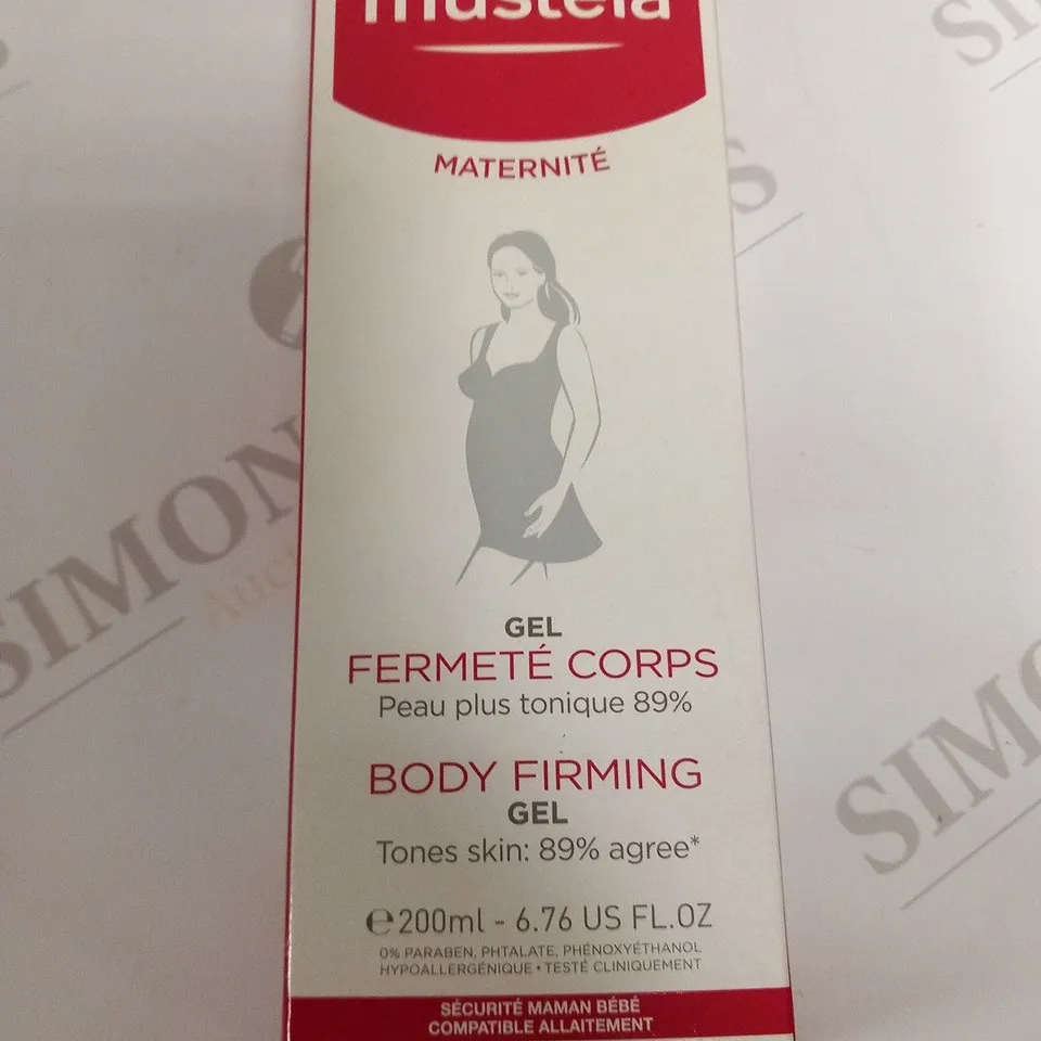20 BOXED MUSTELA MATERNITE BODY FIRMING GEL 200ML