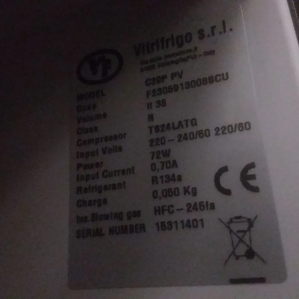 VITRIFRIGO COMPRESSOR MINIBAR