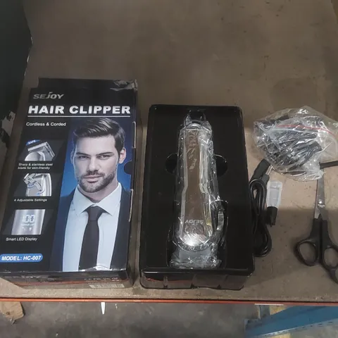 BOXED SEJOY HAIR CLIPPER 