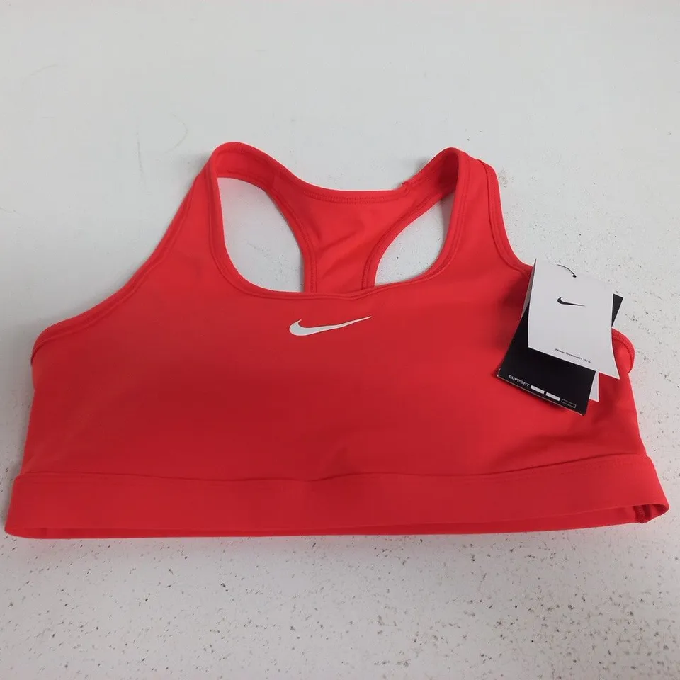 NIKE WOMEN'S RED SPORTS BRA - SIZE M